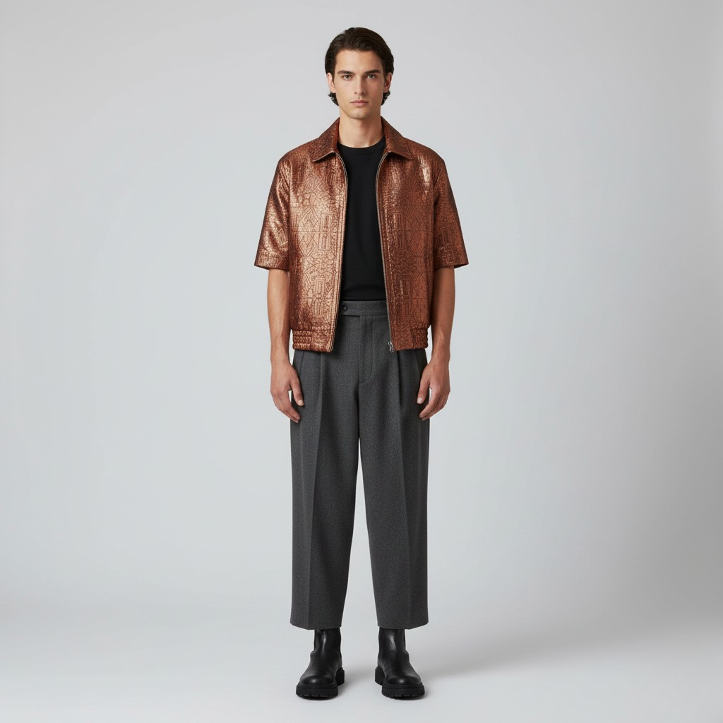 Textured Statement Jacket