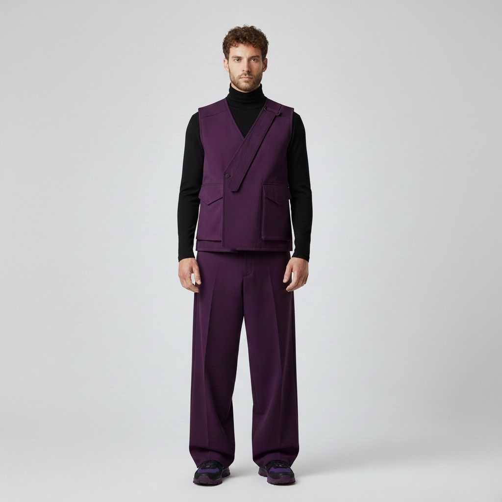 Asymmetric Tailored Vest