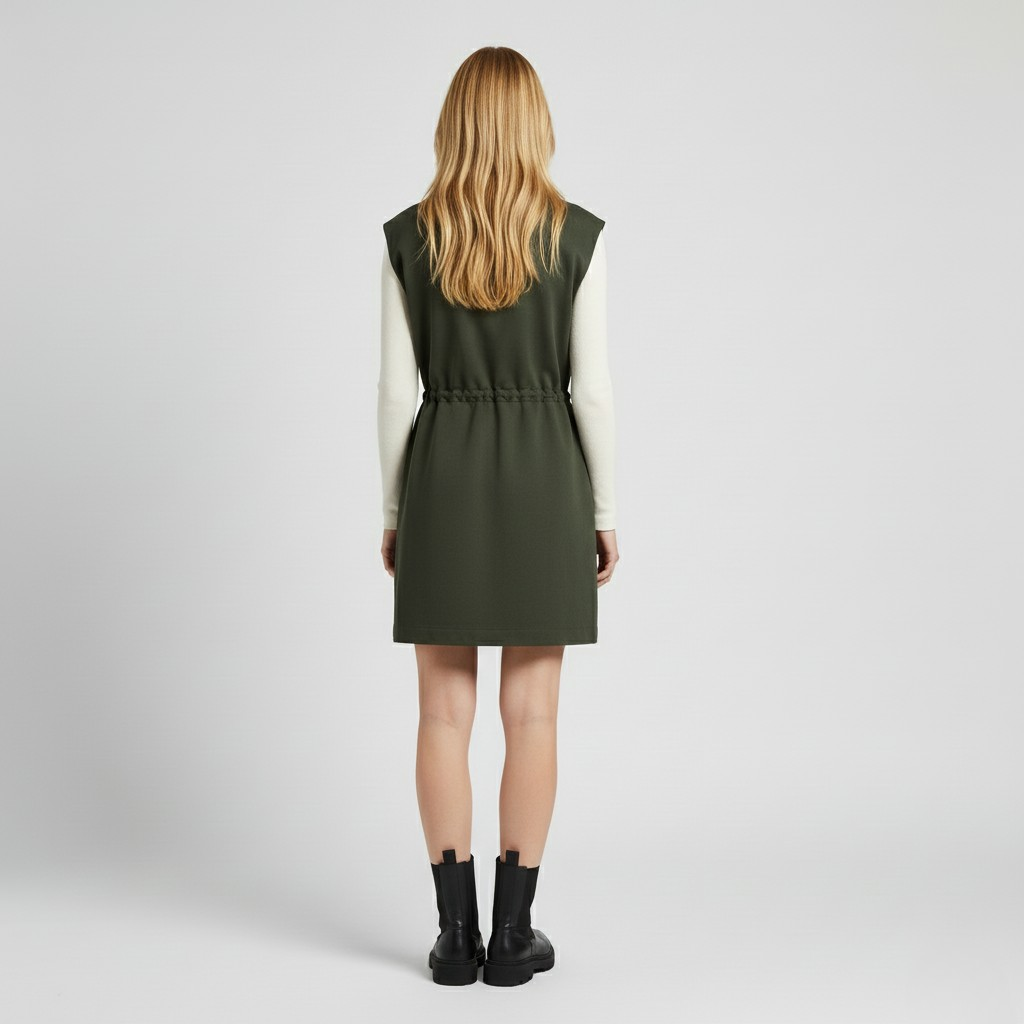 Sleeveless Utility Dress